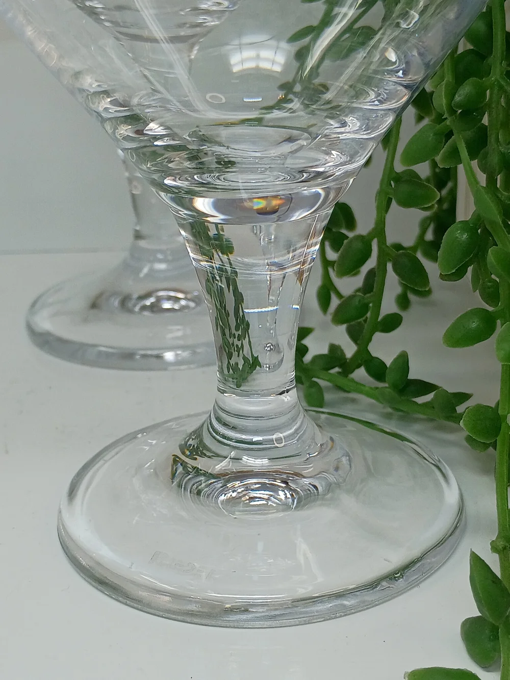 Set of Four Michelob Amber Bock Gold Rim Goblet Glasses
